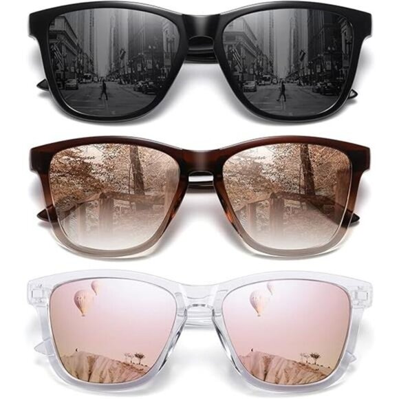 Polarized Trendy Classic Retro Designer Style Fashion UV400 Protection